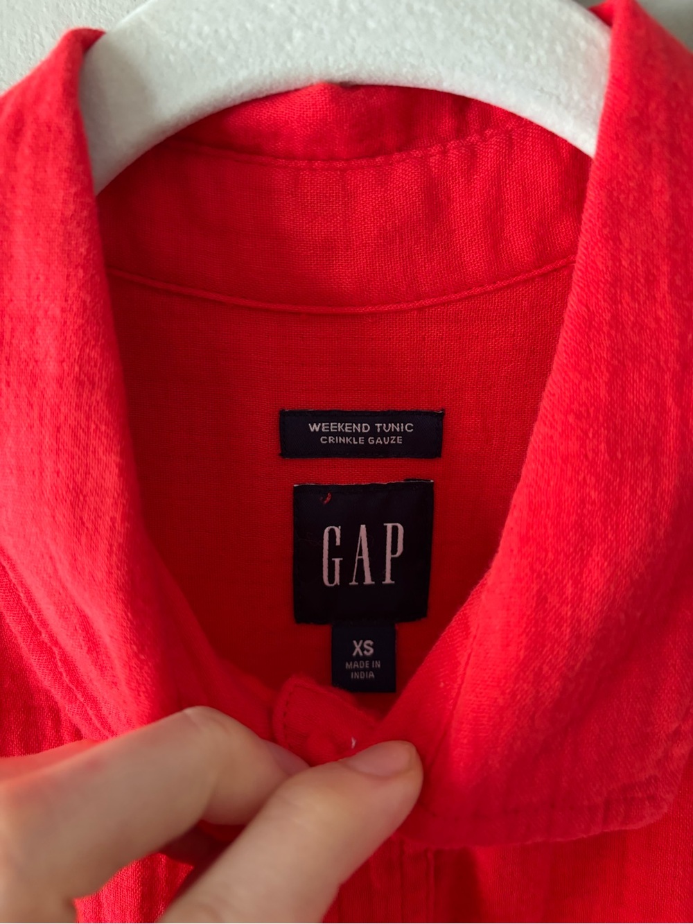 Weekend Tunic, Red, Size XS - Picture 4 of 4